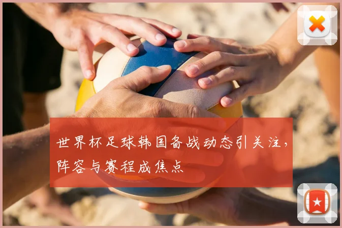 世界杯足球韩国备战动态引关注，阵容与赛程成焦点