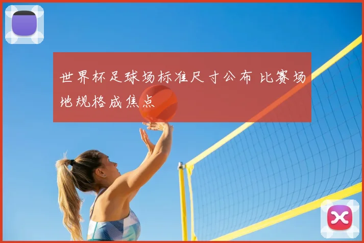 世界杯足球场标准尺寸公布 比赛场地规格成焦点